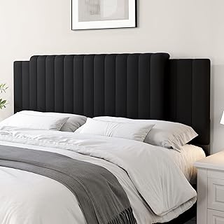 Upholstered Tufted Velvet Headboard, 3 in 1 Headboard for Full/Queen/Kin...