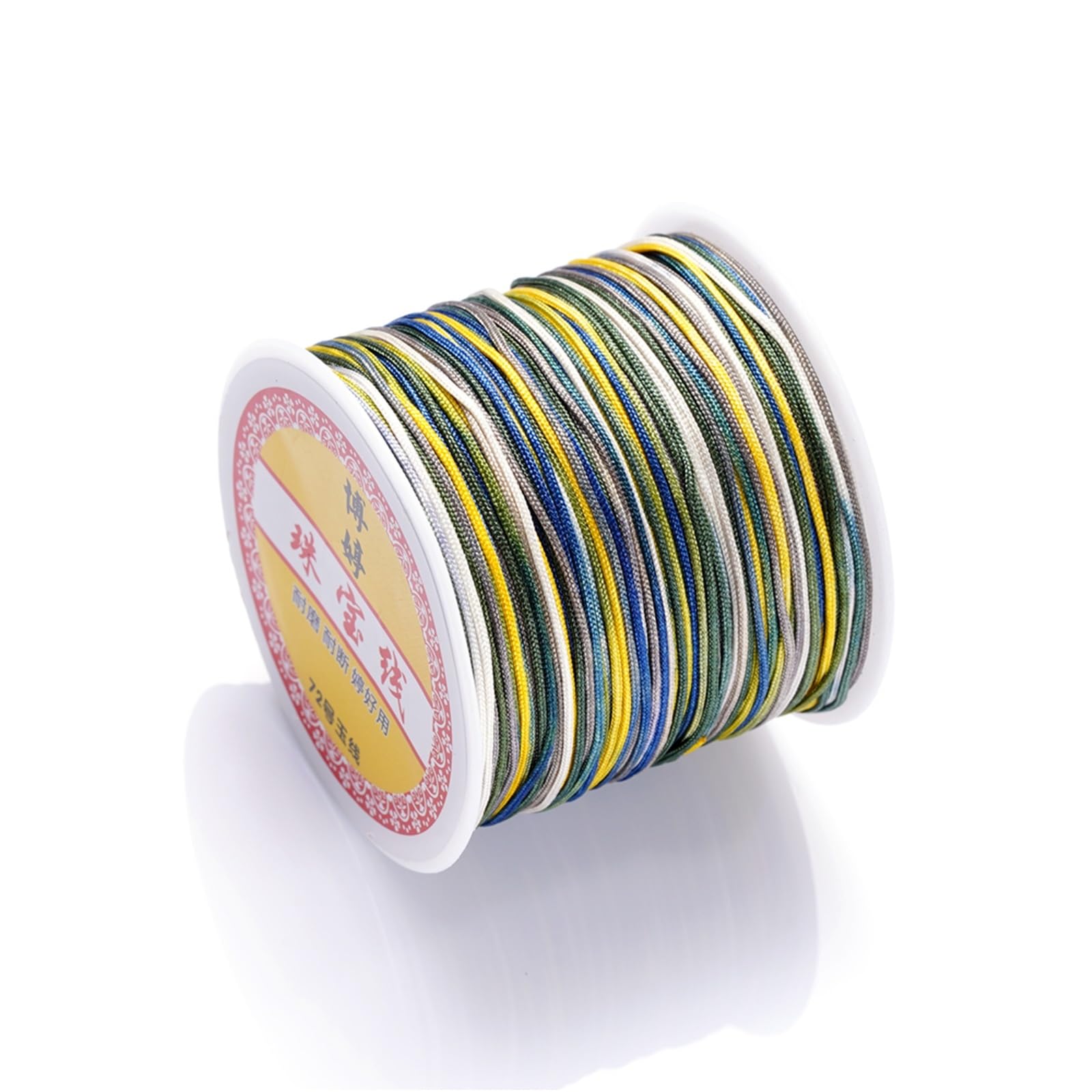 Nylon Cord Thread 10pcs 30M/Roll 0.8mm Nylon Thread Cord Chinese Knot Tassels Cord Bracelet Braided String for Making Bracelet, Necklace, Chinese Knot(Color 23)