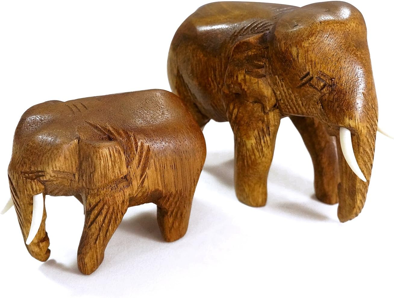 Elephant sculpture wood
