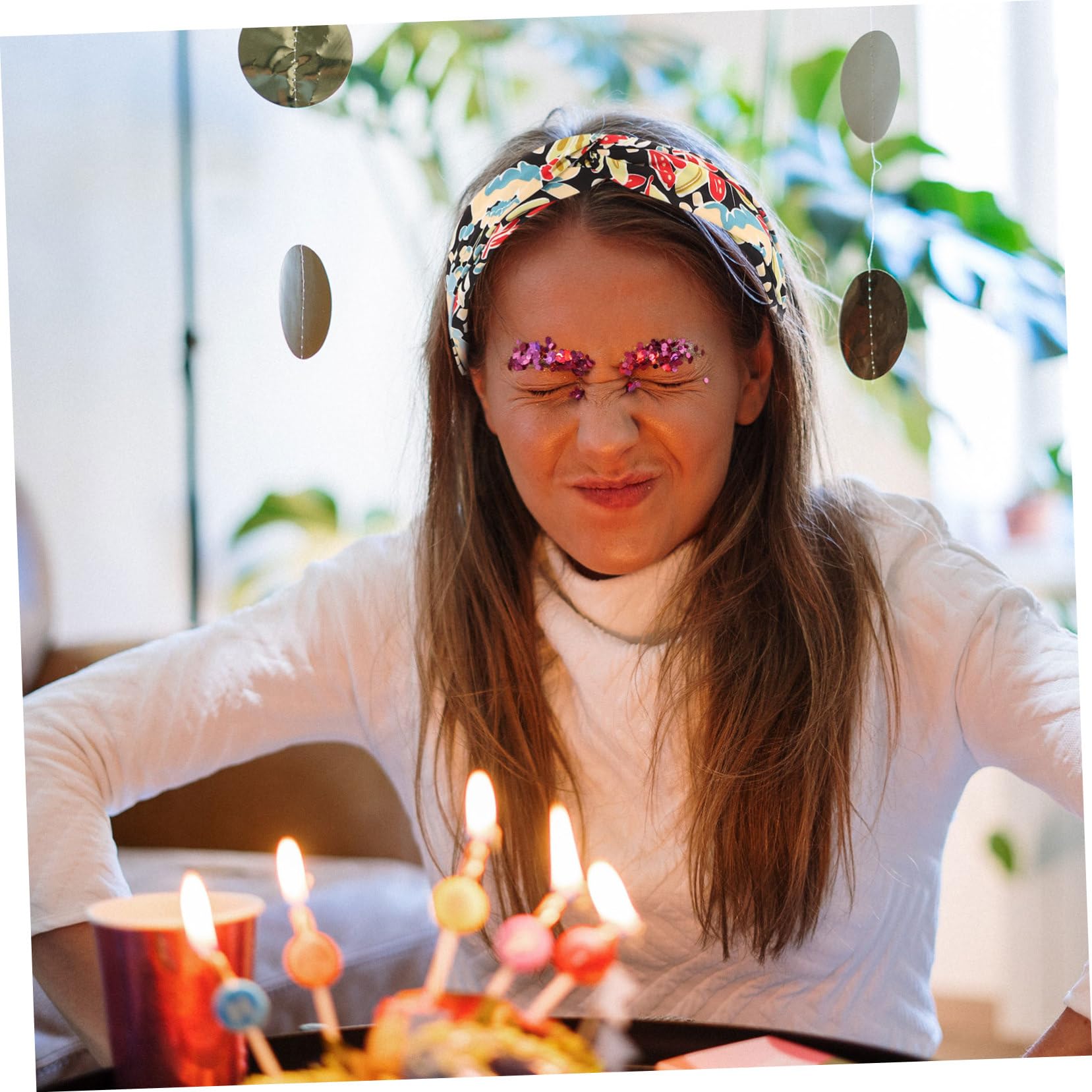 Housoutil 10pezzi Fasce Decorative Per Femminili Eleganti Fasce Incrociate Chiffon Per Ragazze Accessori Per Trucco e Acconciature Regali Per Compleanno e Occasioni Speciali