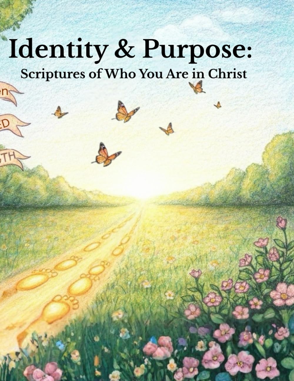 Identity & Purpose: Scriptures of Who You are in Christ (The Christian Adult Coloring Series)