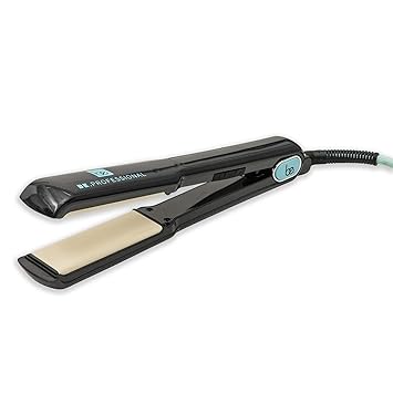 Amazon.com: Be. Plancha alisadora de pelo profesional de cerámica Thermolon  de 1.5 in con doble voltaje : Belleza y Cuidado Personal