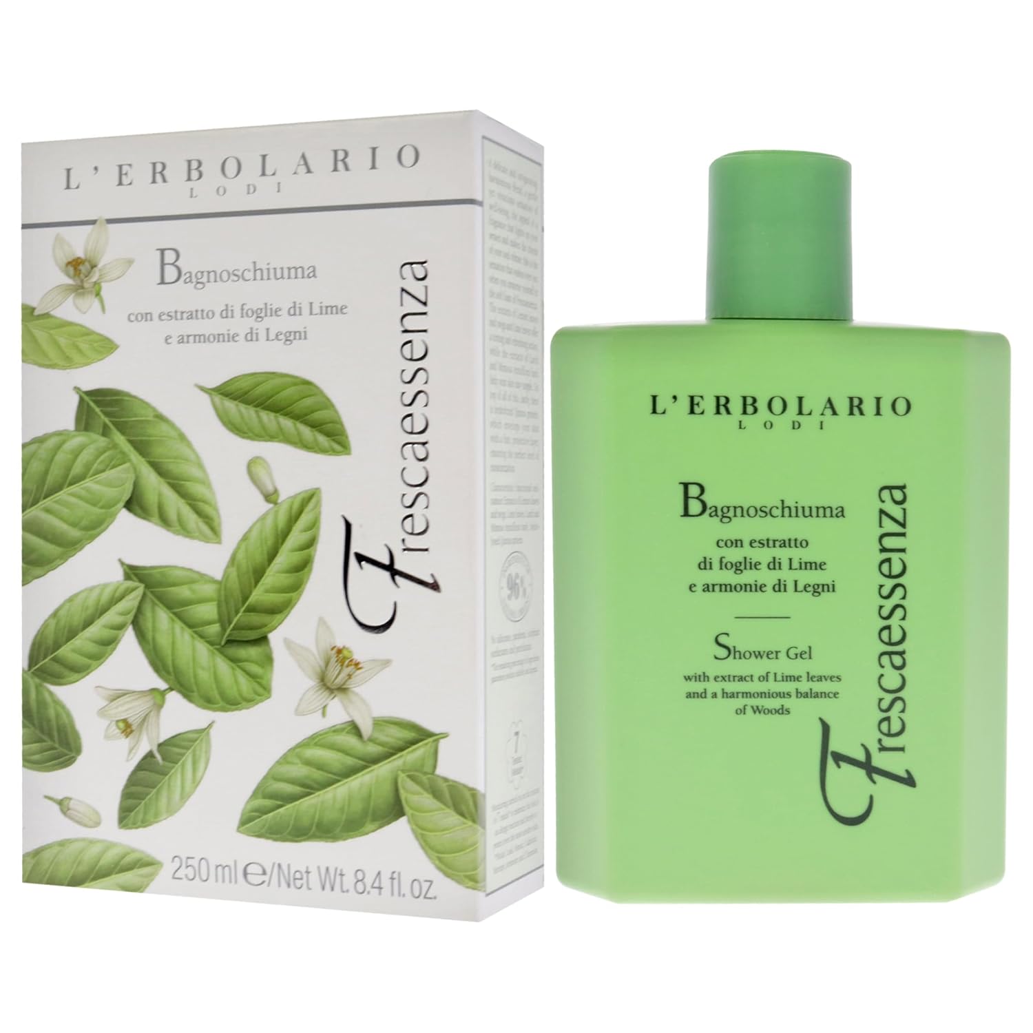 L'Erbolario Shower Gel – Toning Body Soap with Plant Extracts and Vitamin E – Energizing Body Wash with Woody, Citrus Scent - Frescaessenza - 8.4 oz - Image 4