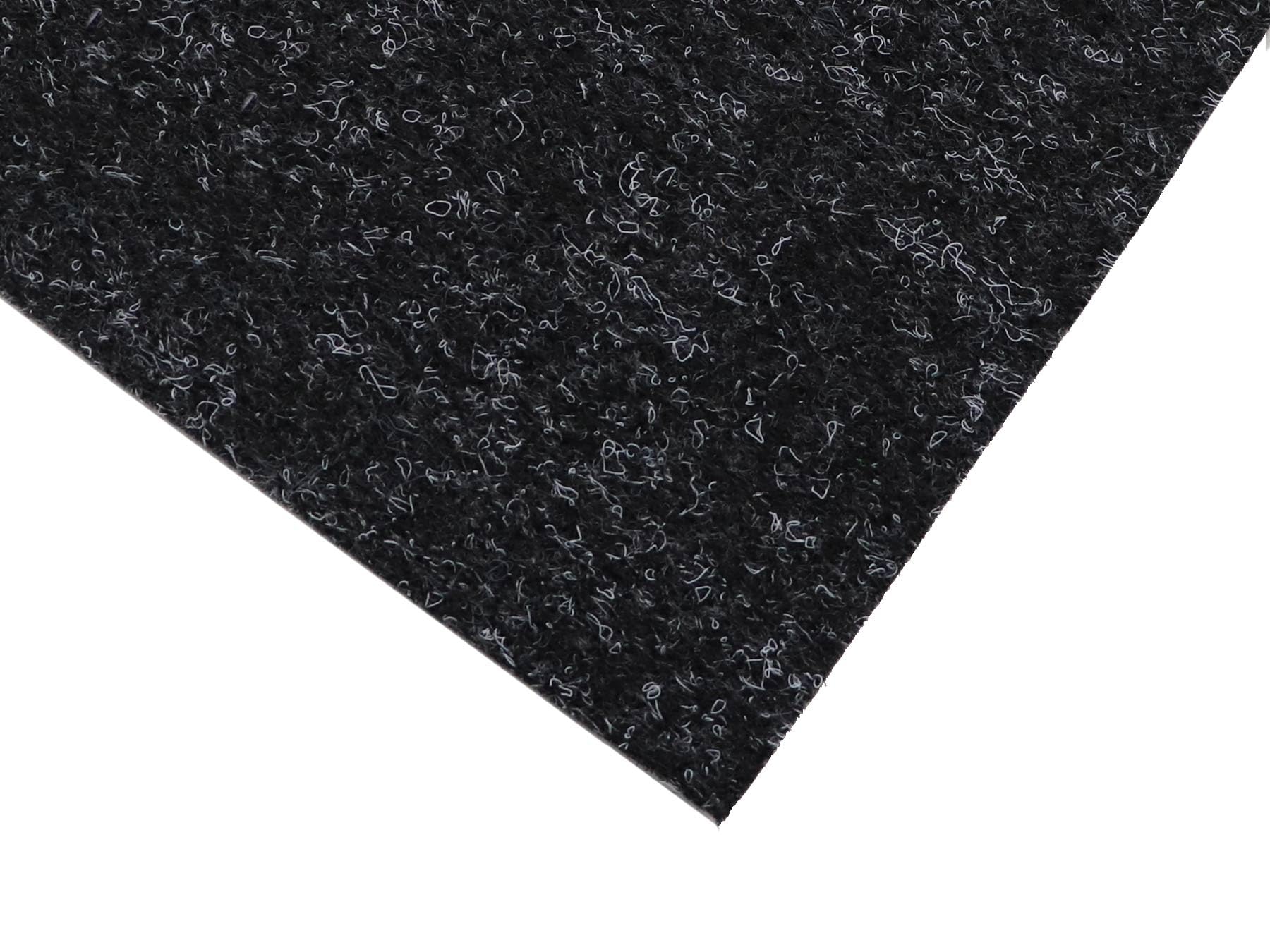 Primaflor Nadelfilz | Anthrazit | 200x100 cm | Merlin | 5,2 mm hoch | 17 dB Trittschallminderung | Nutzungsklasse 33 | stuhlrollenfest | Teppichboden Nadelvlies für Büro und Messe