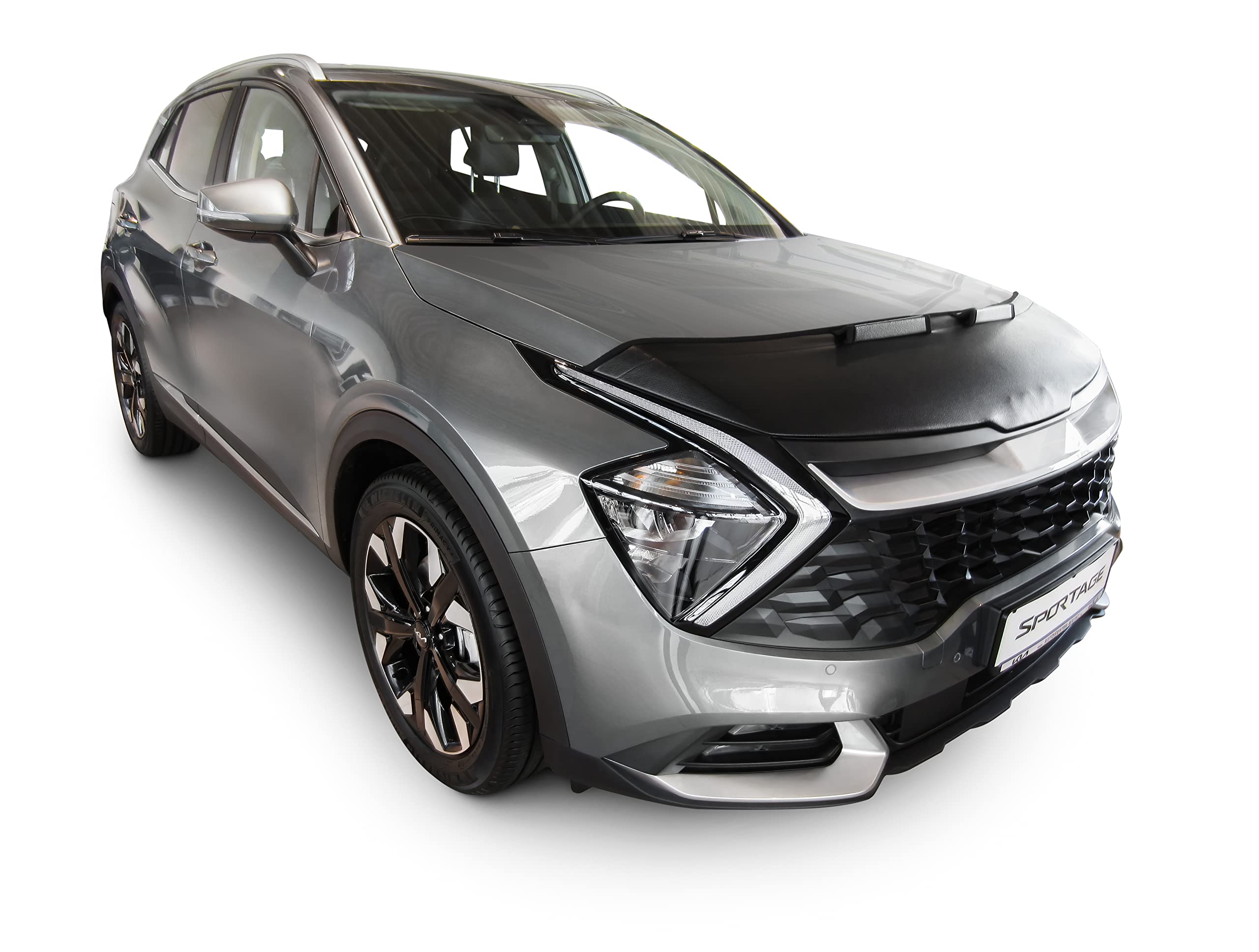 Auto-Bra AB3-00708 kompatybilny z Kia Sportage 2021 - Haubenbra ochrona przed uderzeniami kamieni Tuning Bonnet Bra