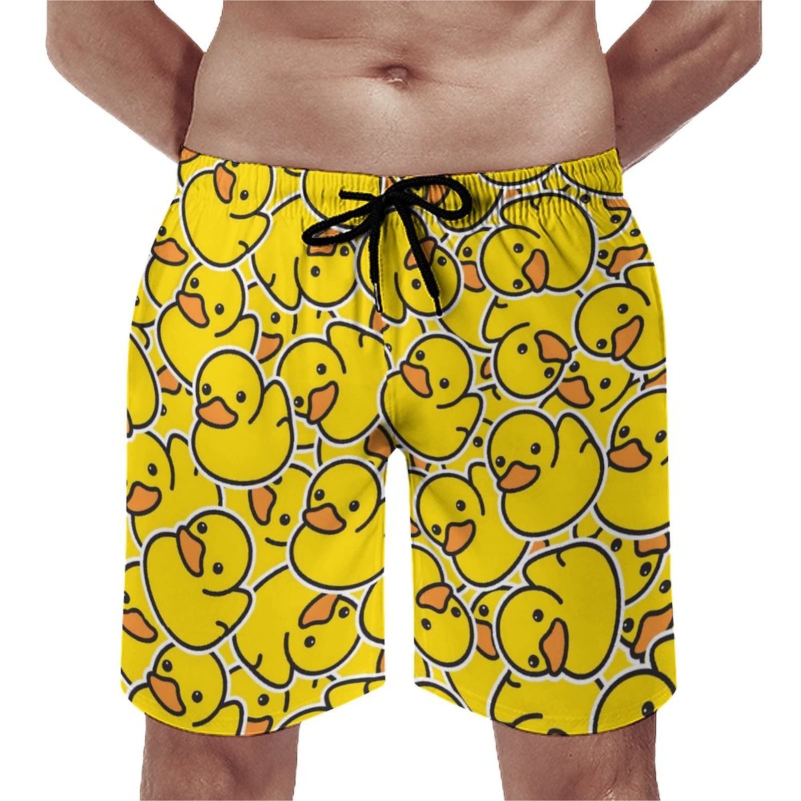 Amazon.co.jp: メンズ サーフパンツ インナー付き 面白い 黄色い