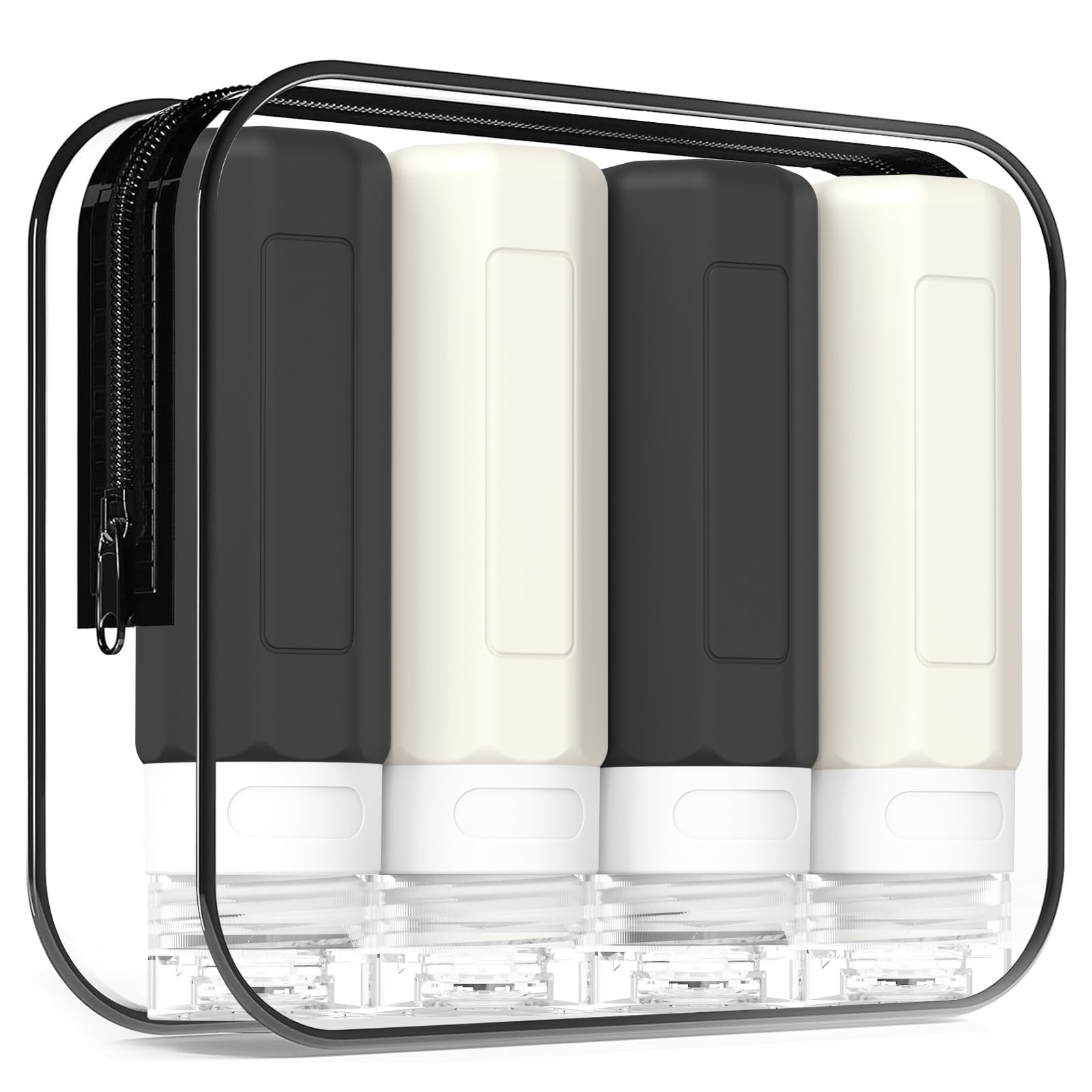 Redfly Travel Bottles for Toiletries 3oz Tsa Approved Travel Size Containers BPA Free Leak Proof Containers for Toiletries