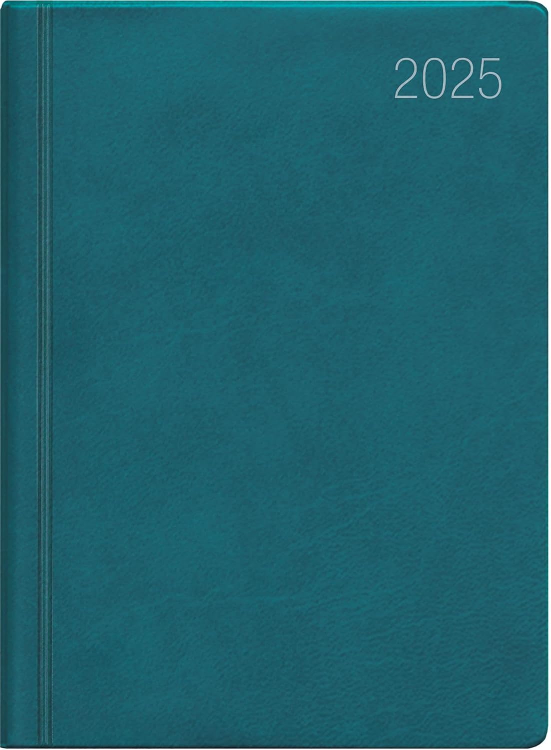 Pocket Calendar Turquoise 2025 - Office Calendar 10.2 x 14.2-1 Week on 2 Pages - Flexible Plastic Cover - Notebook - Weekly Calendar - 640-1013