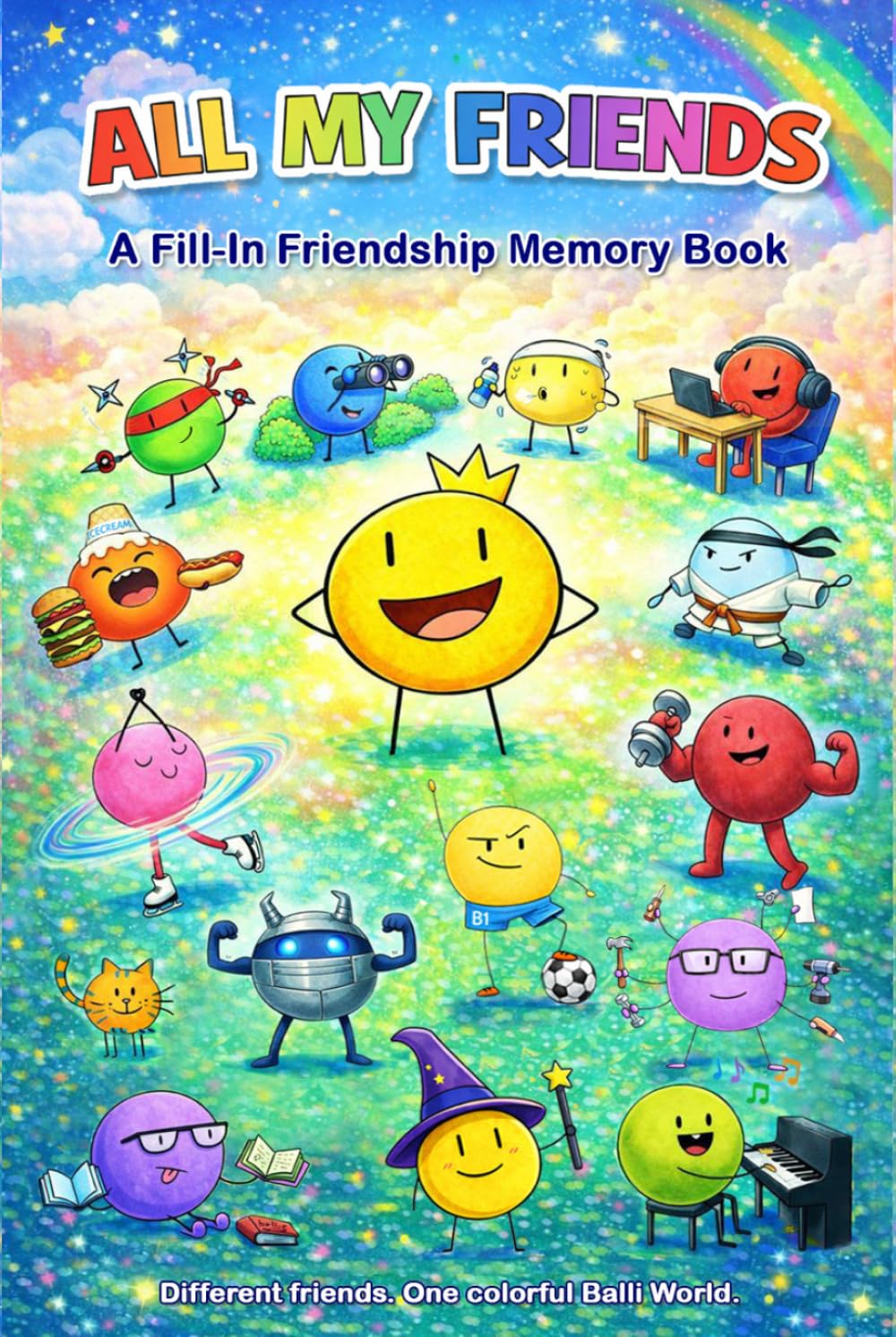 ALL MY FRIENDS: A Fill-In Friendship Memory Book for Kids Ages 8–12