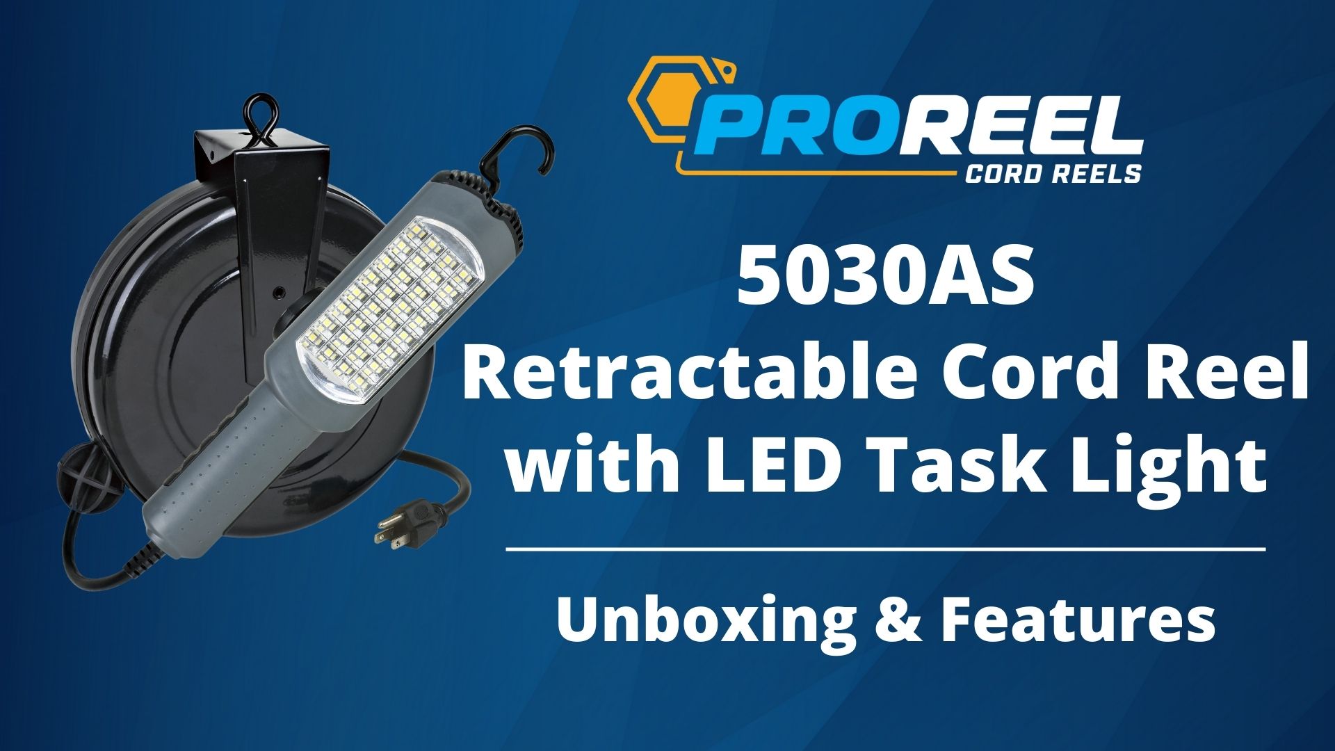 Alert 5030AS 32 SMD LED Cord Reel Task Light - Amazon.com