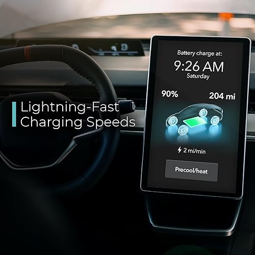 Miniatura 6 de Lectron Adaptador de vehículo eléctrico NACS a CCS  500 amperios  1,000 V  Compatible con supercargadores Tesla  Carga rápida CCS1 EVs con enchufe