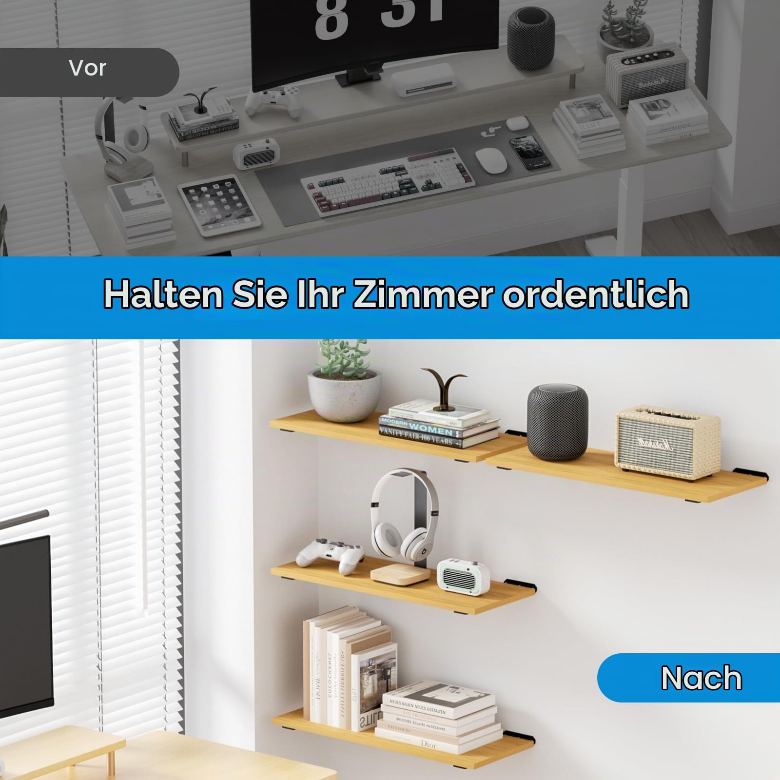 Regalhalterung Unsichtbar 80kg Tragkraft Schwerlast, Regalträger aus Metall Schwarz 3,0cm Höhe für Regalbrett Winkel Regal, Wandhalterung, Regalwinkel, Schwerlastkonsole, Shelf Bracket