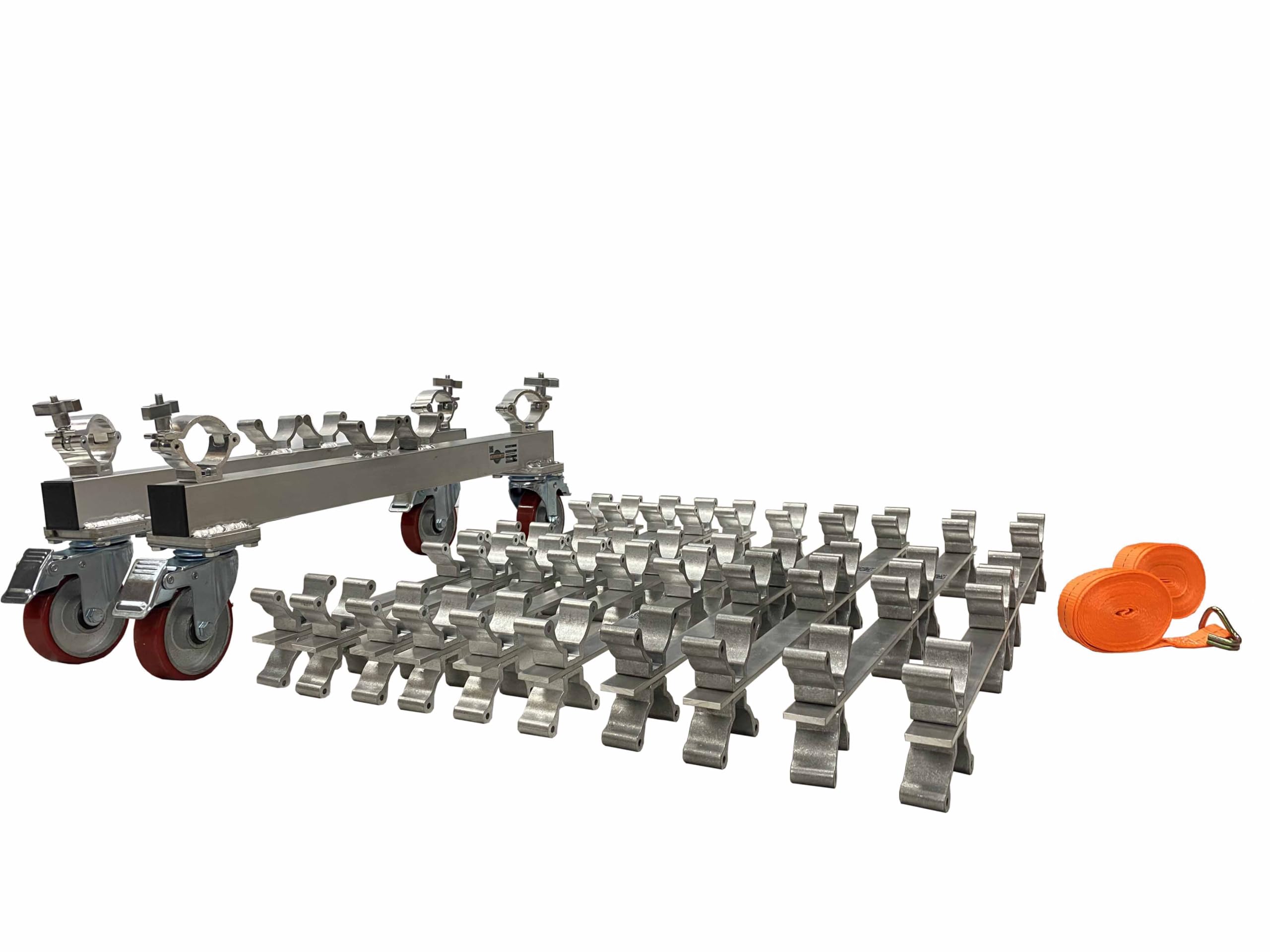 Cedarslink LK-CART29.2 Aluminum Truss Dolly Kit Transport Cart Accessory Locking Wheels