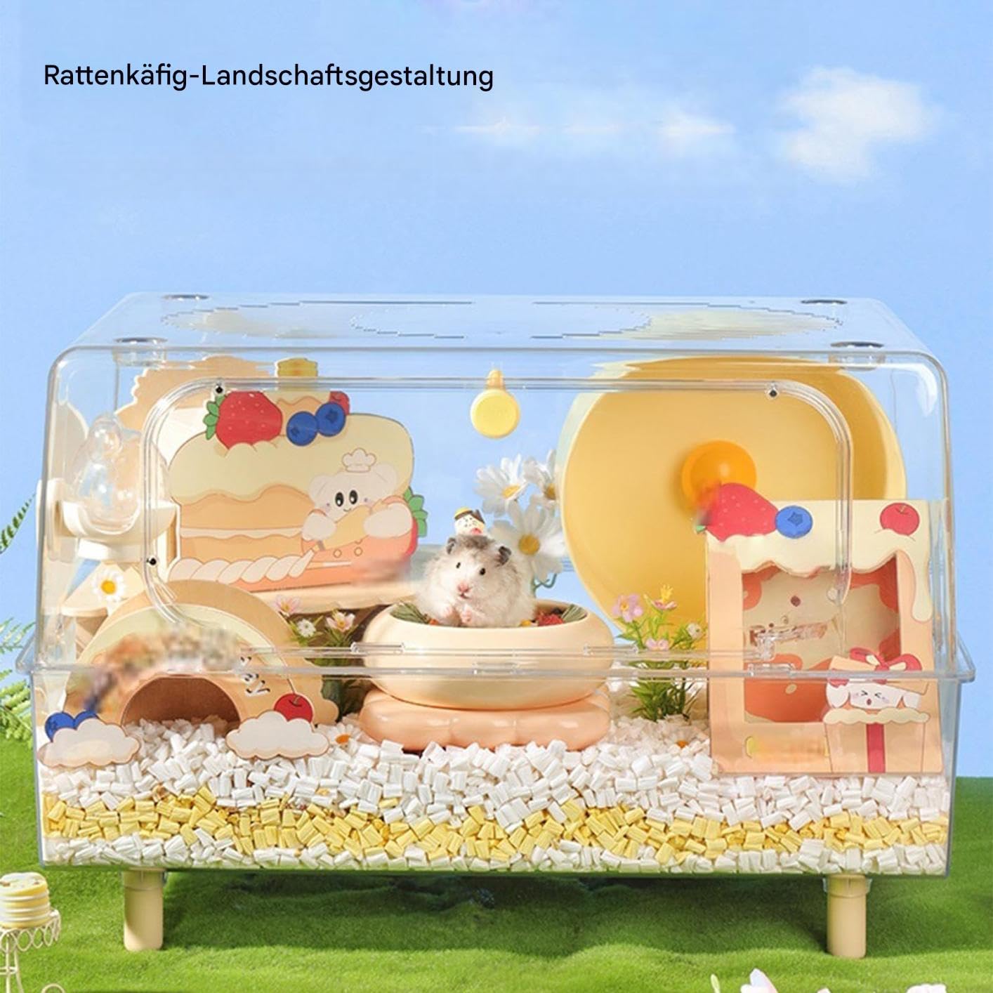 Per Cibo Criceti Contenitore Per Cibo Animali Antiscivolo Resistente Ai | Per Animali Di Piccole Dimensioni Per Gerbilli Topi Furetti Scoiattoli Cincillà