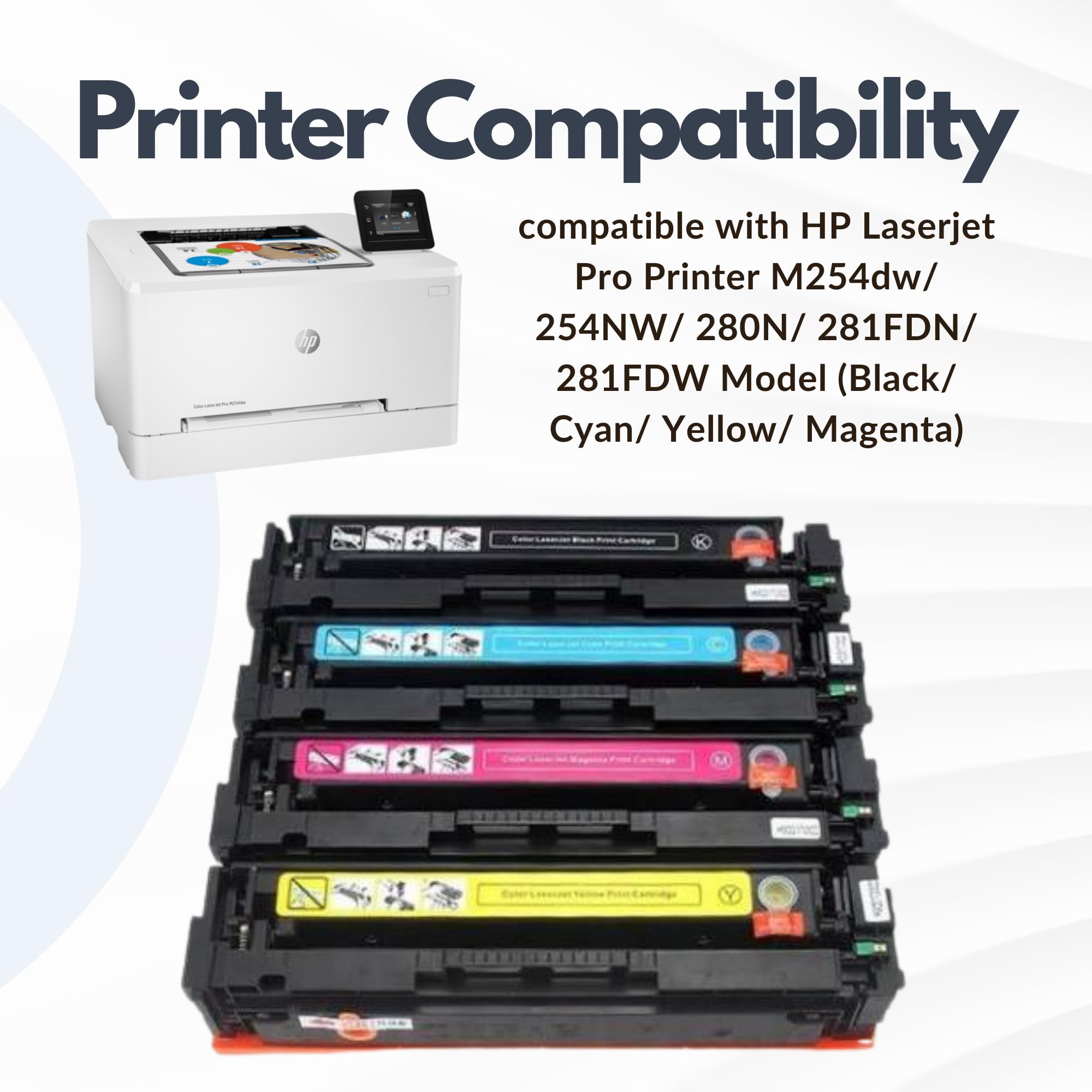 NP TECH CF500 Toner Cartridge Black Compatible with HP LaserJet