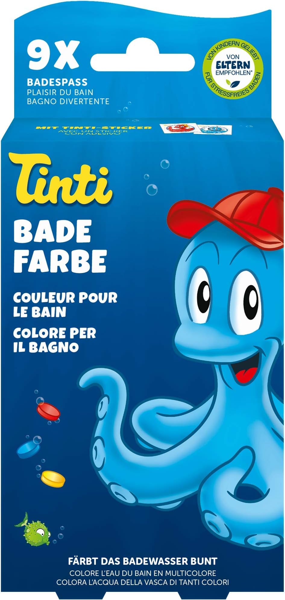 Heidelberger Naturfarben 20000013 - Tinti Bathwater Colours, 9 Pack by Heidelberger Naturfarben