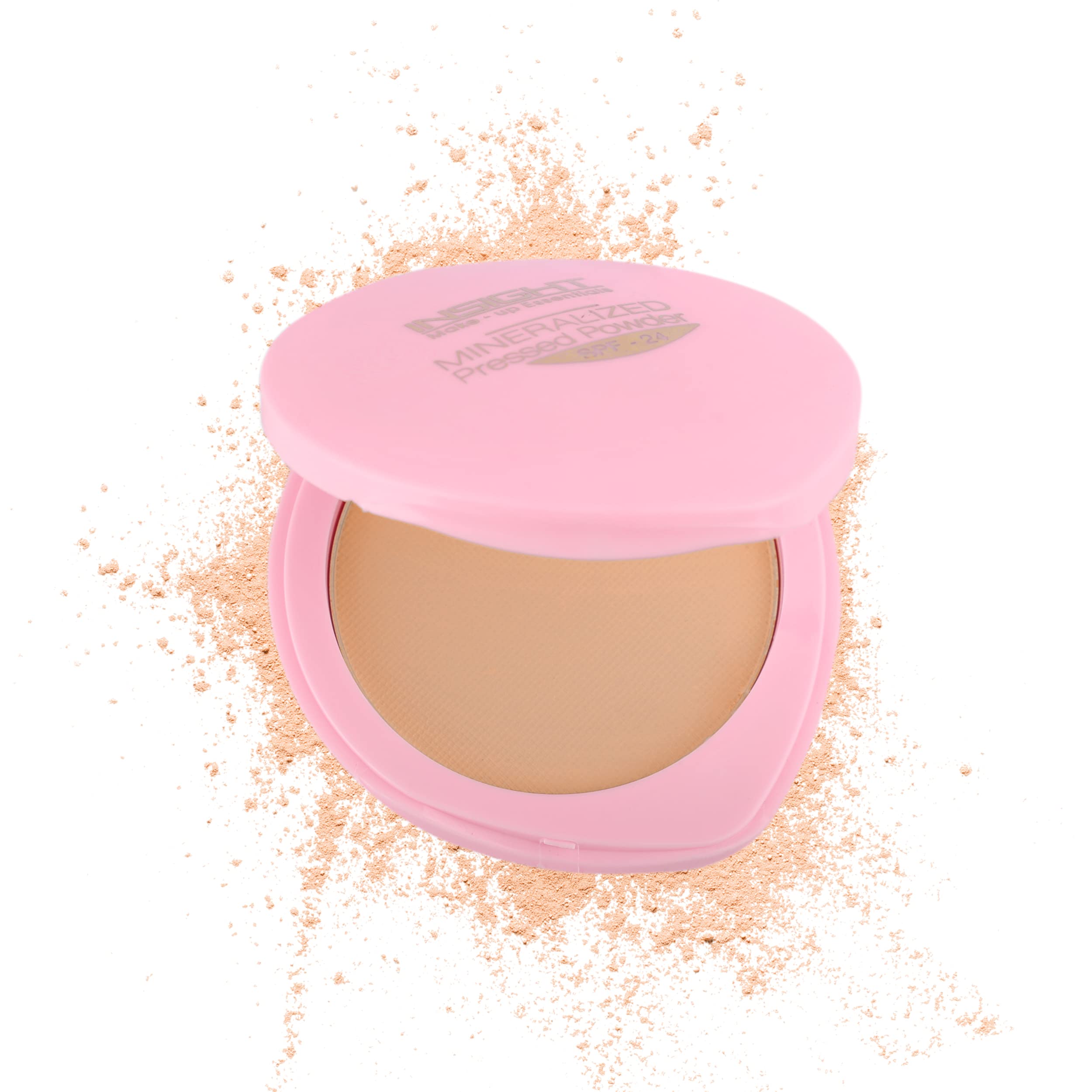 Insight Cosmetics Mineralized Pressed Powder |Non Oily Matte Look |Evens Out Complexion |Hides Imperfections |Blends Effortlessly |Pressed Powder For All Skin Types (C-33=MN20)