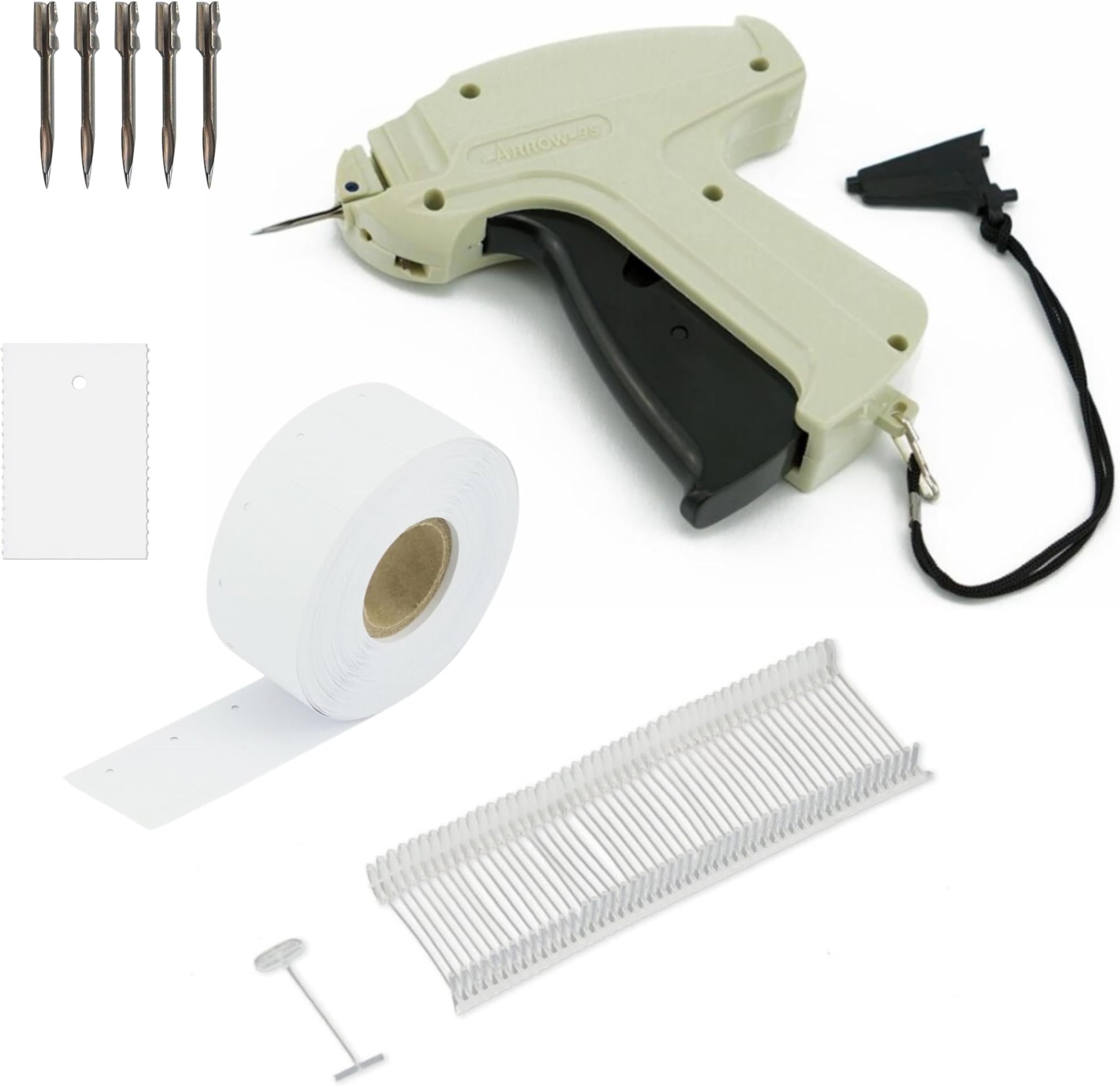 QUARKZMAN Heftfäden 2500 Stück - 10mm Für Etikettierpistolen