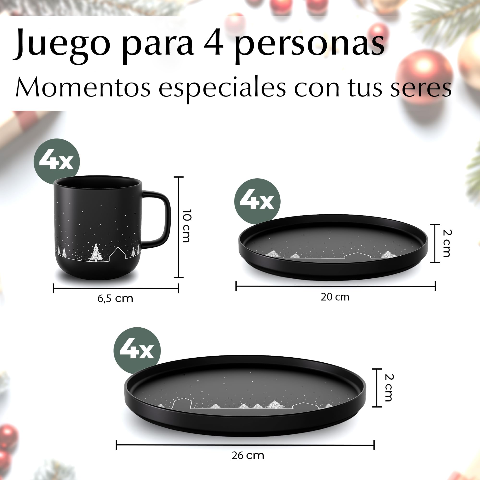MIAMIO - vajilla Set, cerámica Daily