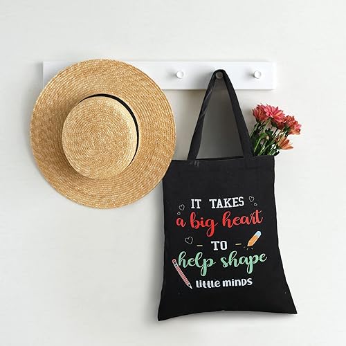 Miniatura 6 de Hillban 4 bolsas de lona a granel, regalos para profesores para Navidad, graduación, regreso a clases