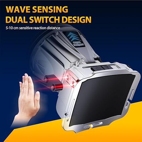 Miniatura 8 de Linterna frontal súper brillante de alta potencia LED recargable sensor de movimiento de caza lámpara de cabeza linterna linterna luz impermeable