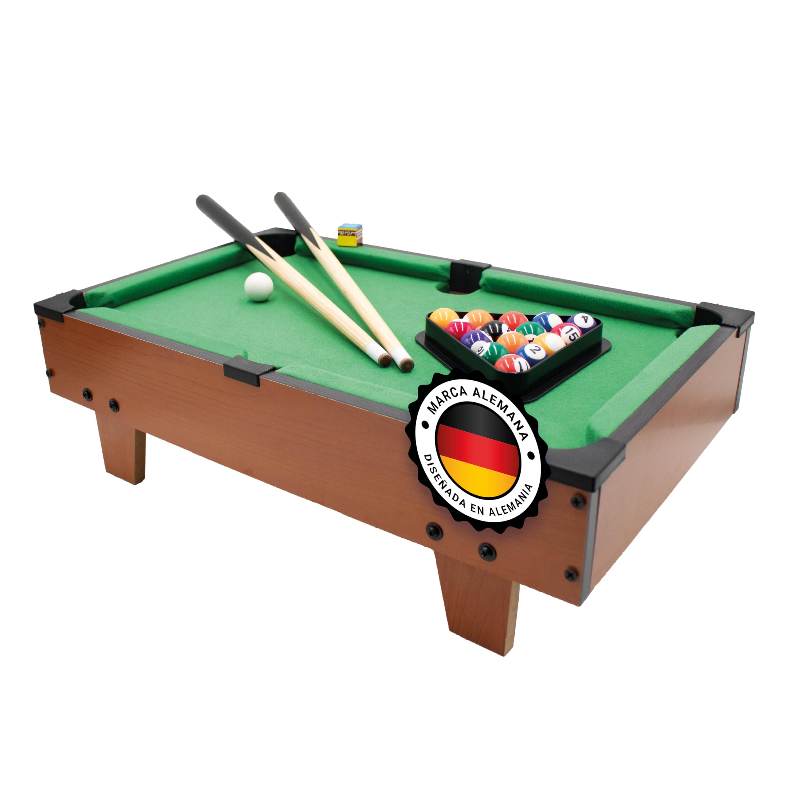 Kyto Mini mesa de billar para niños y adultos, mesa de piscina compacta para el hogar o la carretera, mini mesa de billar para la oficina