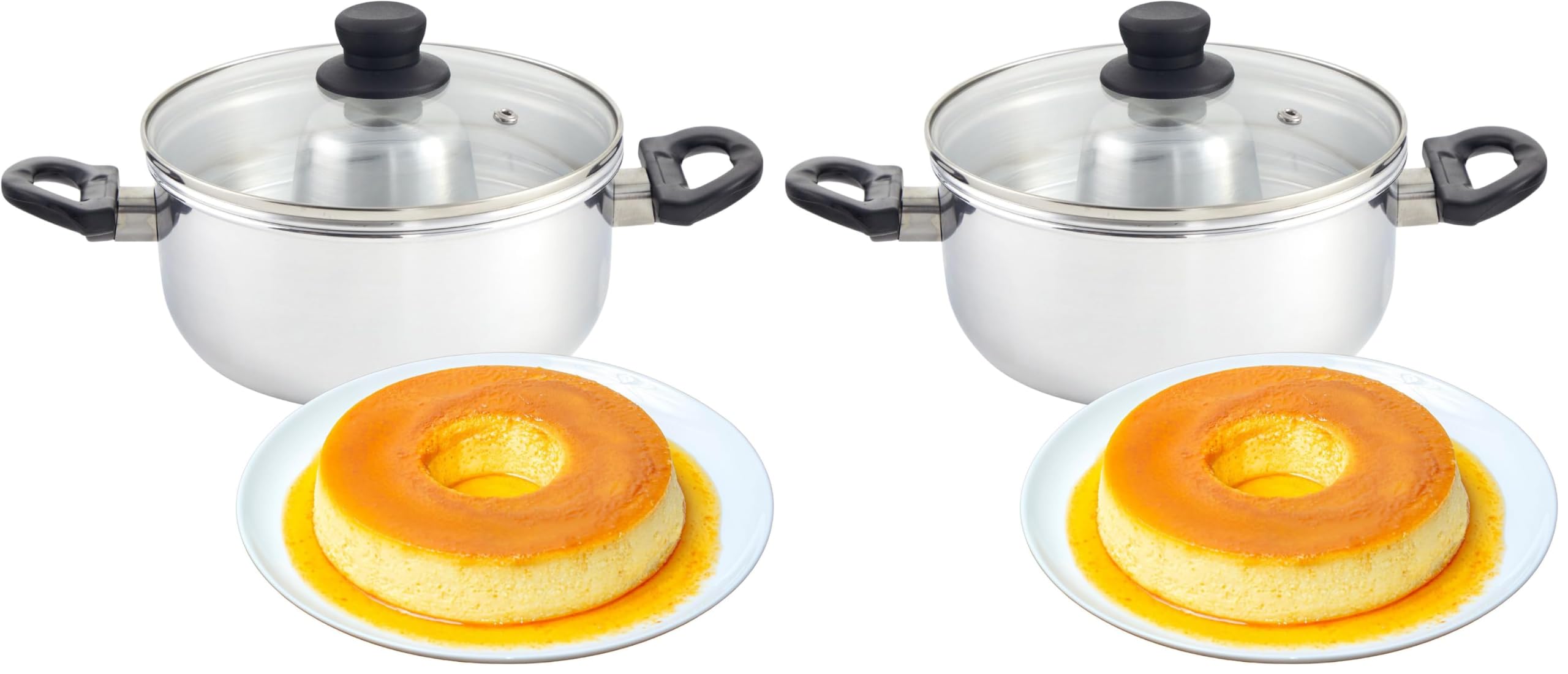 Imusa Flan Double Boiler - Perfect Custards! -10