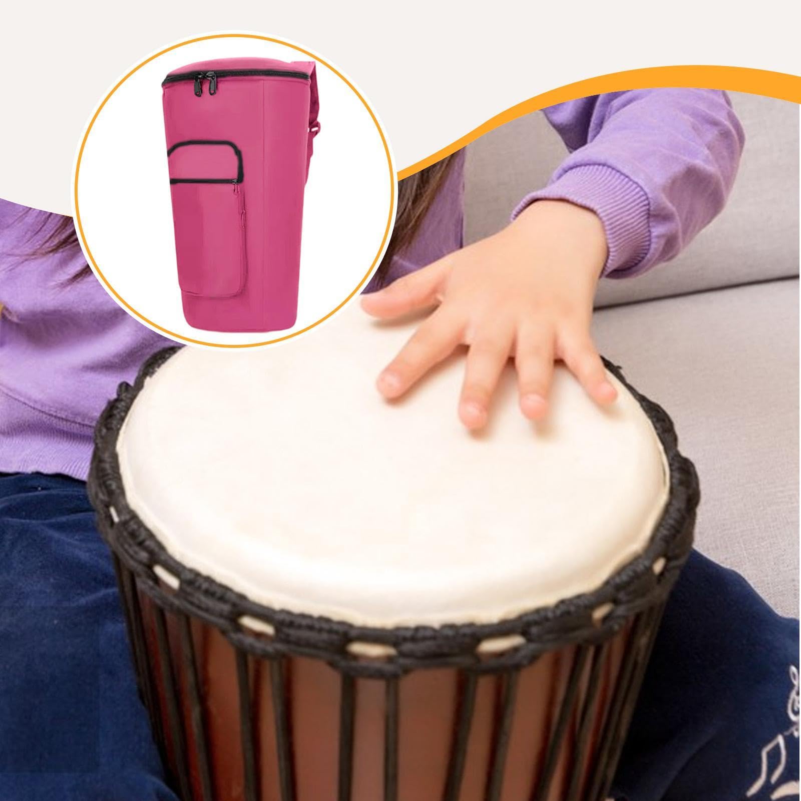 Colcolo Tasche, Rucksack, 12 Zoll, wasserabweisend, stoßfest, mit Tasche, Oxford-Stoff, staubdicht, trendige Tragetasche, afrikanische Trommeltasche