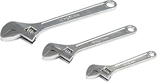 Silverline Adjustable Wrench Set 3pce (150, 2...,
