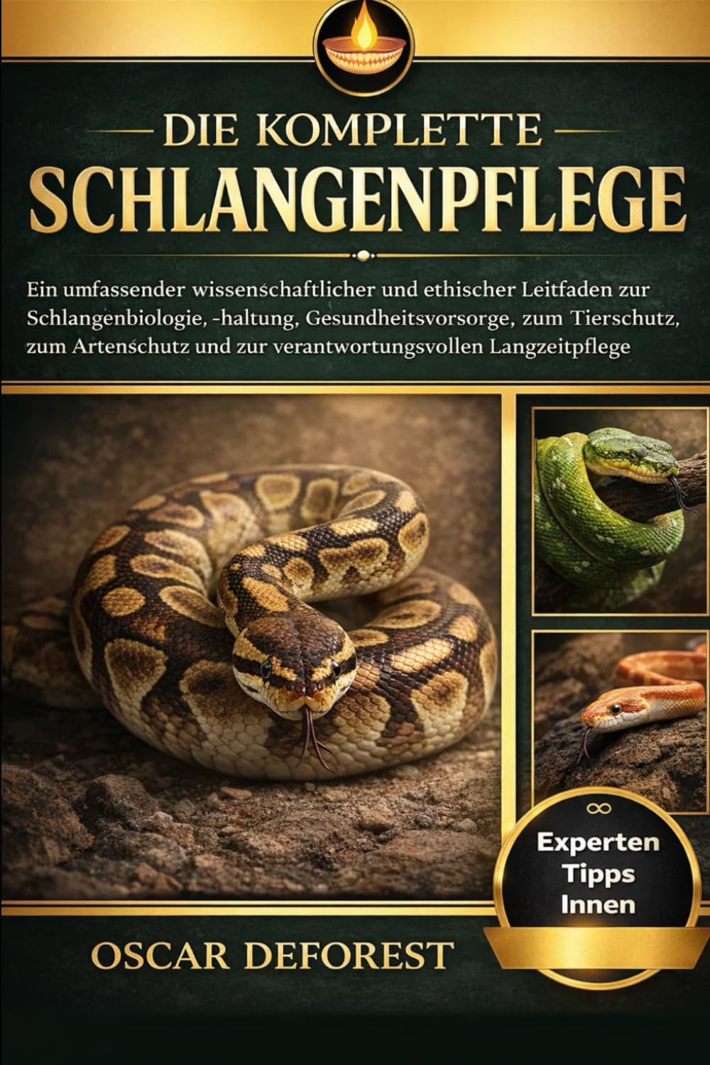 DIE KOMPLETTE SCHLANGENPFLEGE: Ein umfassender wissenschaftlicher und ethischer Leitfaden zur Schlangenbiologie, -haltung, Gesundheitsvorsorge, zum ... und zur verantwortungsvollen Langzeitpflege