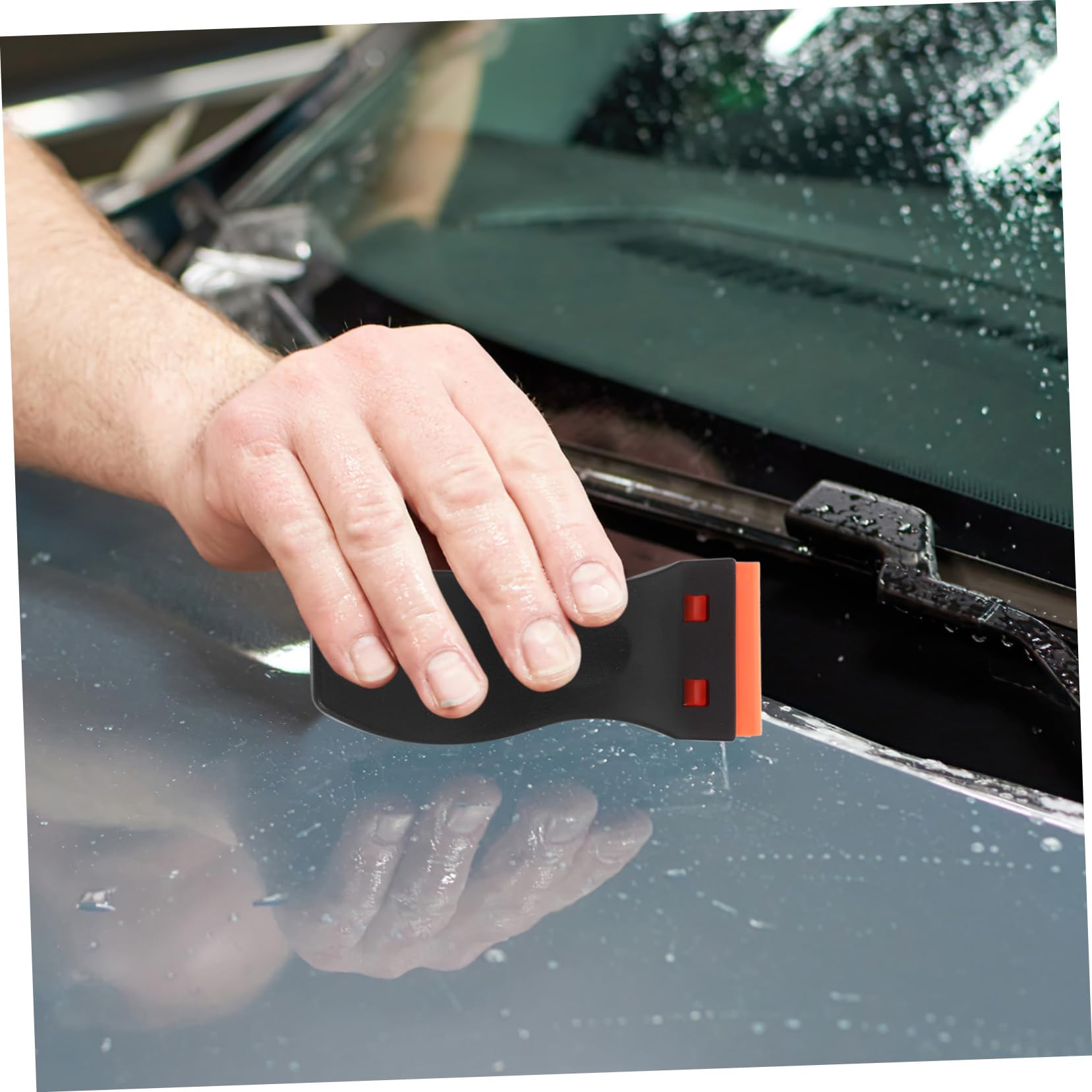 FOSHIO Raschietti In Plastica Per Rasoi A Manico Lungo Multiuso - Foto 2