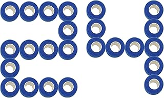 STpro Non Tessuto Coesive Elastica Benda Flessibile Bendaggio in Varia Colori 2,5cm x 24 Rotoli,Blu