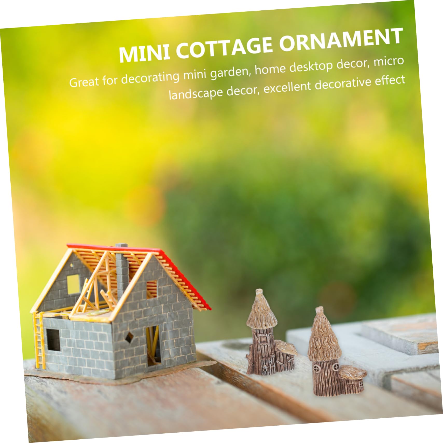 Mini Buffet En Bois Pour Maison De Poupée – Ornement De Bureau – Modèle 12,3 X 8,2 X 4,6 Cm