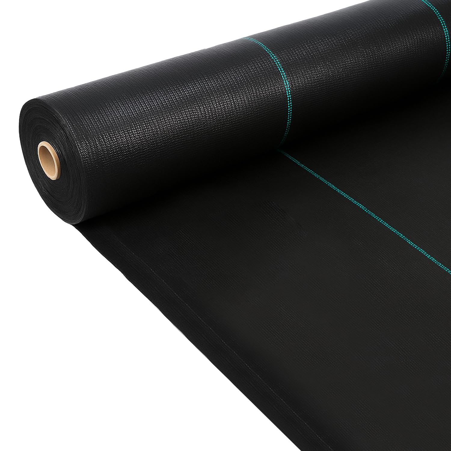 KEPLIN Heavy Duty Weed Control Membrane Fabric Light Weight,Water- Resistant,Breathable & UV Protection Ground Cover Suppressant Barrier for Gardening,Patio,Pavement/Pebble Base & Landscaping(2Mx50M)
