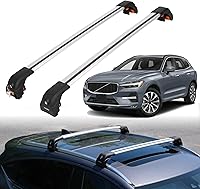 Vista 20 de ERKUL Barras transversales de techo para Volvo XC90 2016-2026 Barras transversales de aluminio con bloqueo antirrobo para techo Compatible