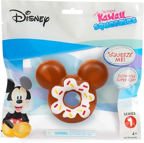Miniatura 3 de Kawaii Just Play Squeezies Mickey Donut, Multicolor