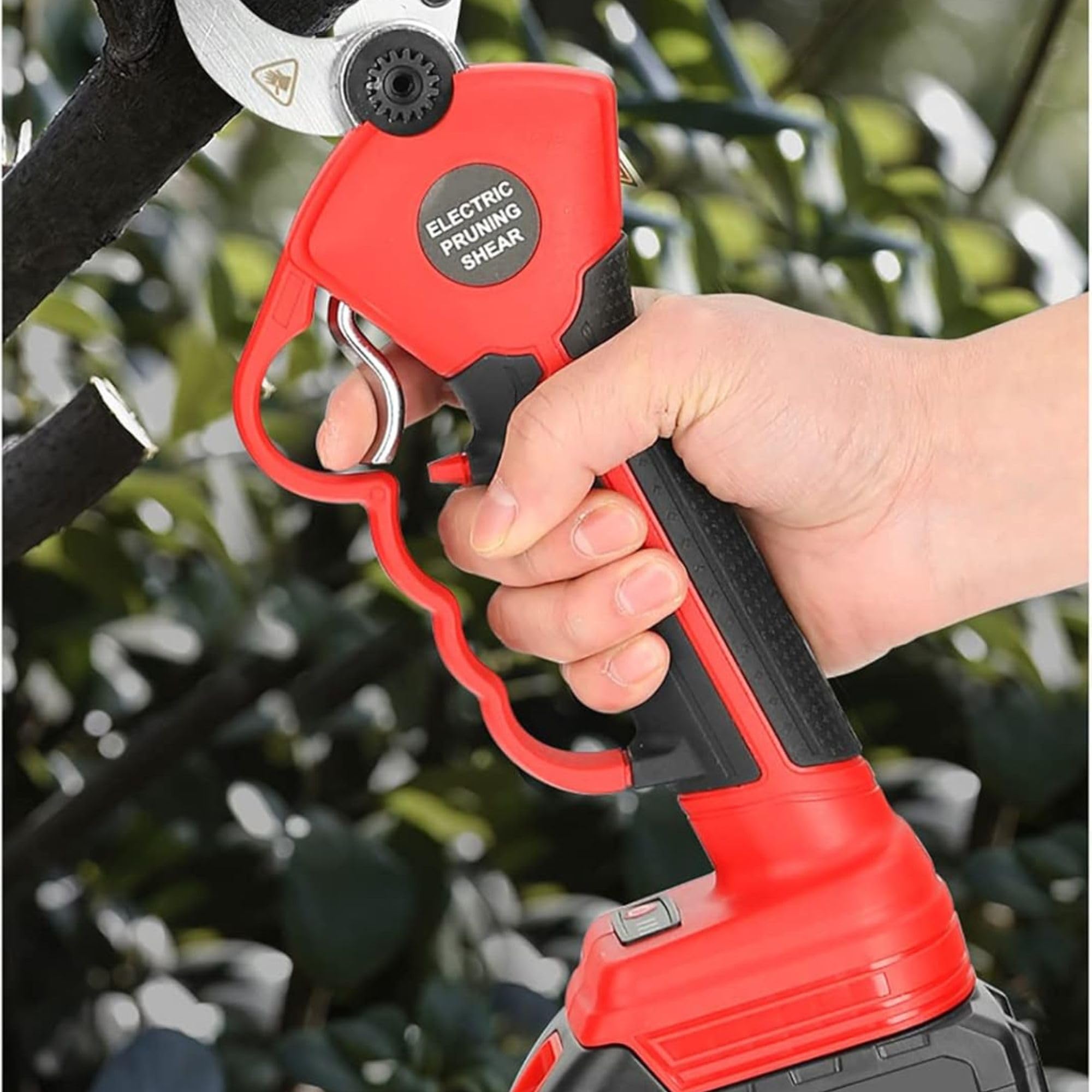 Potatore Elettrico Telescopico a Batteria – Lama 15 cm, Asta Estendibile fino a 3 m, Batteria Ricaricabile Inclusa, per Potatura Alberi e Rami Alti | WHIZZPRUNER