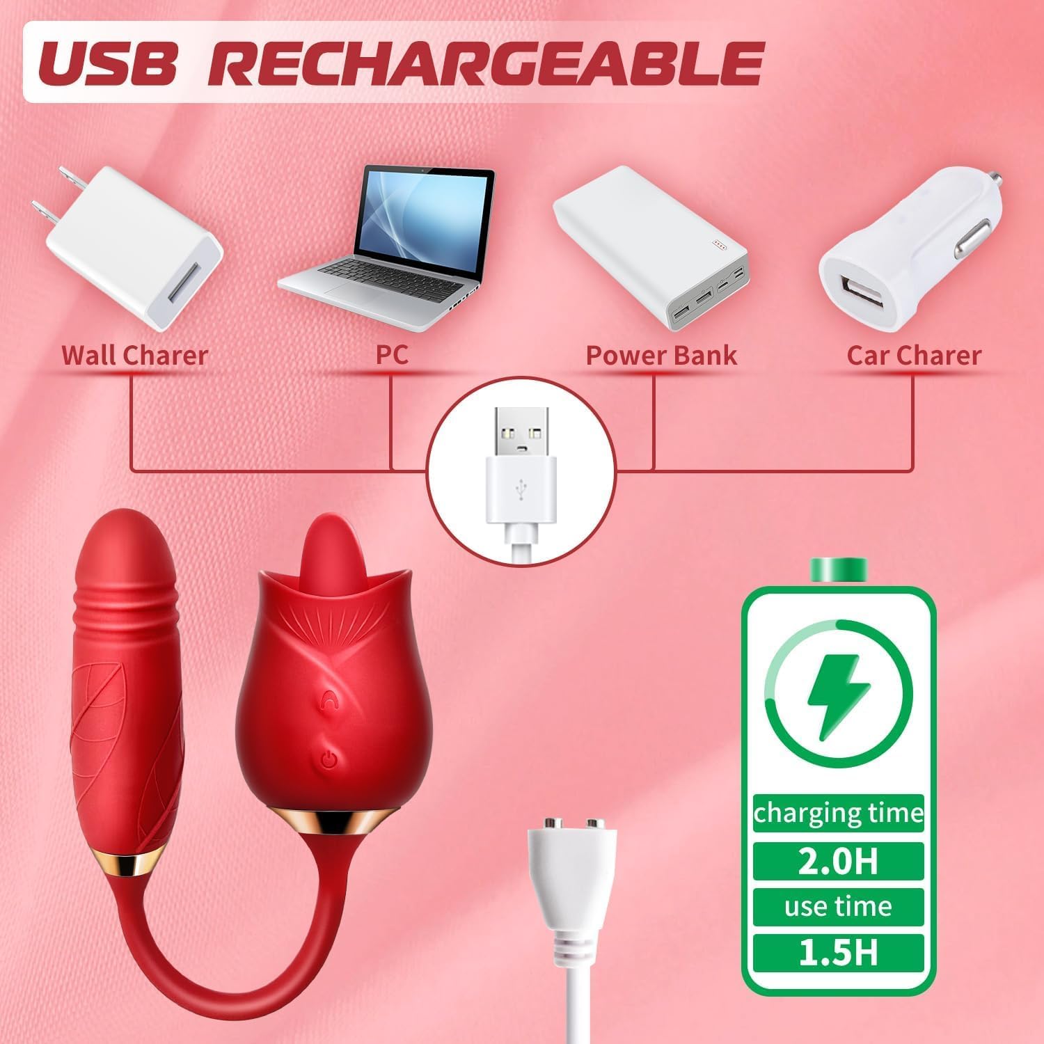 10 Intense Suction Patterns 10 Continuous Insertion Rose Adult Tool 2024 Women Toys Automatic Electric Adult Toys Machine USB Rechargeable CX013