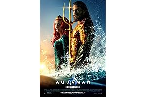 AQUAMAN Movie Poster - Original Final 27x40 Jason Momoa Amber Heard