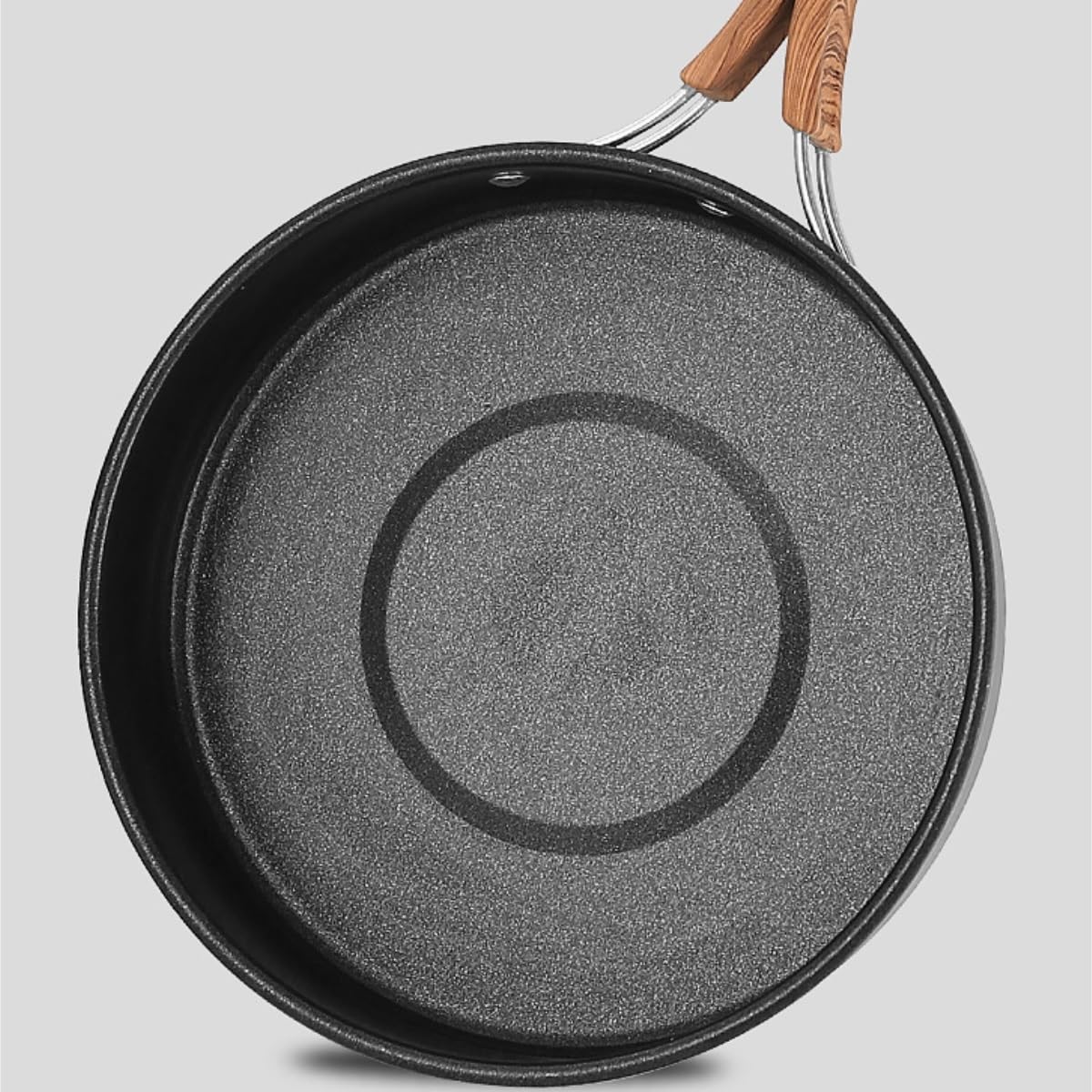 Naczynia Kempingowe Garnki Zewnętrzne Przenośny Sprzęt Kuchenny Do Kampanii Wild Camp Camping Wood Sprzęt Survivalowy(Black)