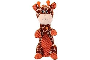 COXDO Sweeten Dog Chew Toy Vocal Wubba Giraffe Shape Interactive Sound Squeaker...