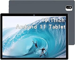 AOYODKG 10 Inch Tablet Android 11, 4GB RAM 64GB ROM（256 GB Expand） Tablets with 1280x800 IPS HD Touchscreen, 6000mAh Battery, Dual Camera, Bluetooth, Type-C, 1.8Ghz Processor, WiFi Tableta(Gray)