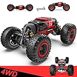 BEZGAR TD141 Remote Control Car - 1:14 Scale 4WD All-Terrains Large RC Cars for Kids, 2.4GHz Transformable Stunt Cars, Monster Truck Toys, Christmas Birthday Gifts for Boys & Girls
