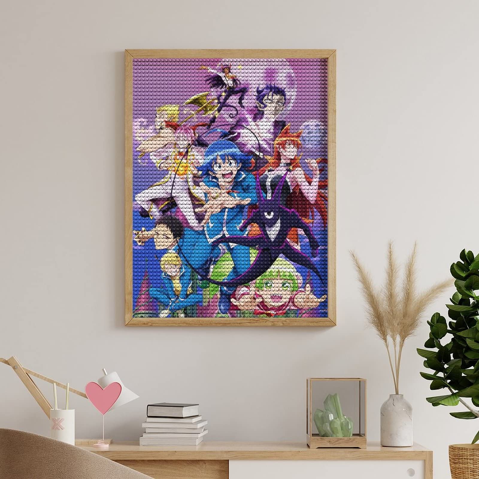 Amazon | ダイヤモンドアート アニメ ダイヤモンド塗装 魔入りました