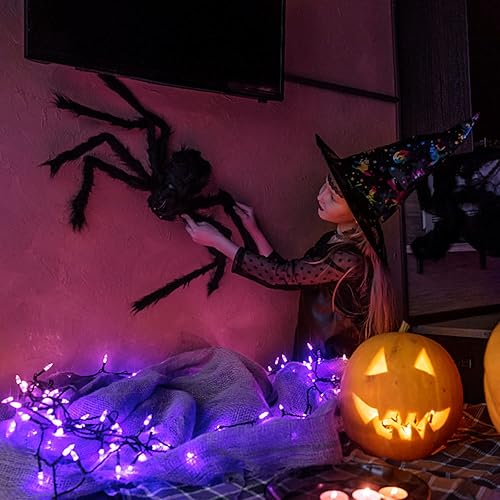 Miniatura 5 de JMEXSUSS Guirnalda de 250 luces LED de Halloween/250 luces LED moradas de Halloween