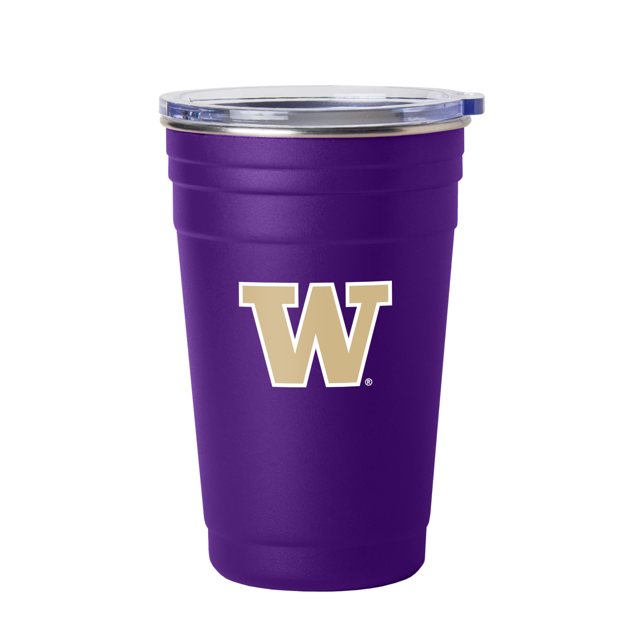 Logo Brands NCAA 22 oz Stainless Steel Tailgate Cup -Double Wall Vacuum-Sealed Durable For Hot &amp; Cold Drinks, Perfect for Gameday &amp; Tailgating