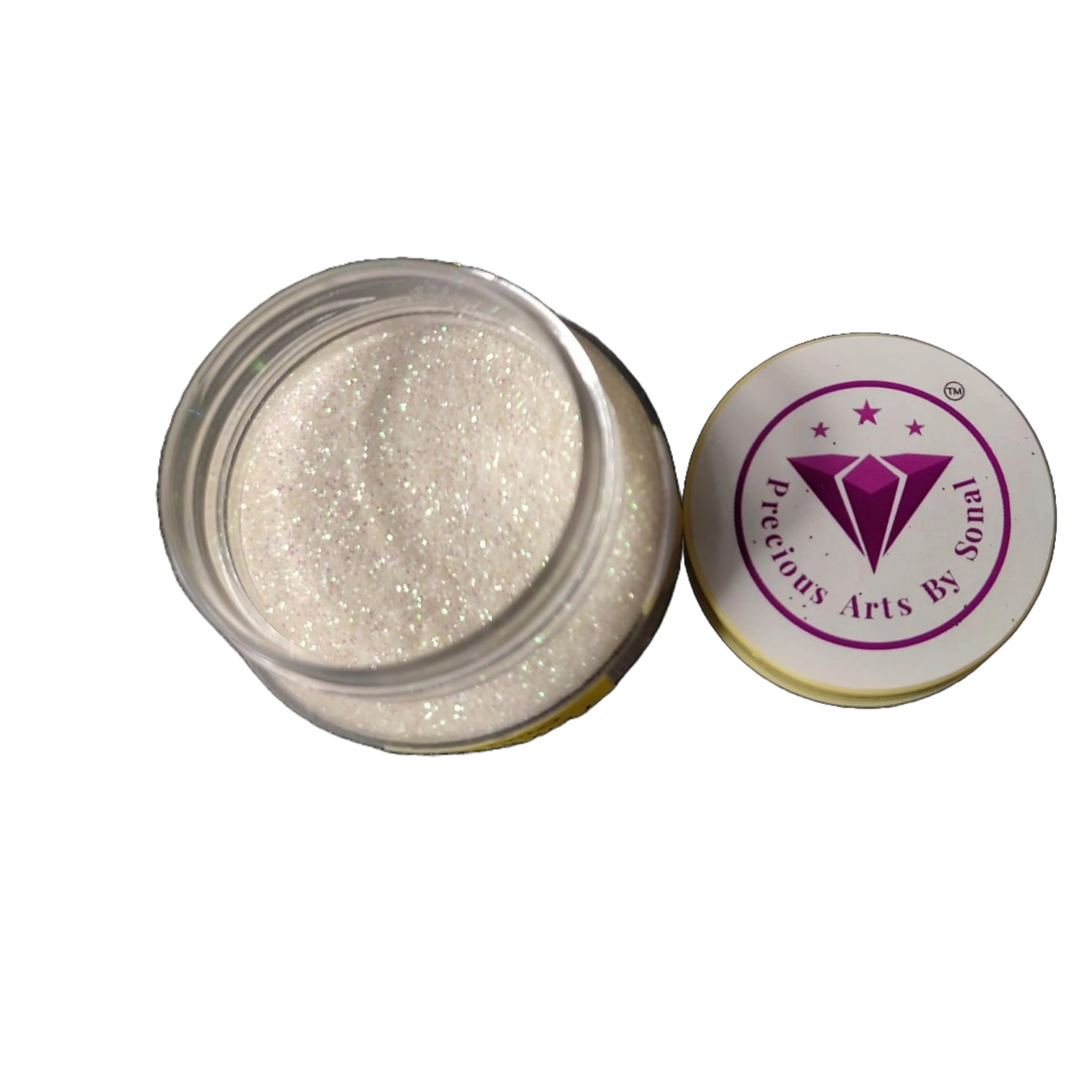 Precious Art by Sonal Glitter Powder Neon Colors for Resin Art - 20 gram (Rainbow)-image-44