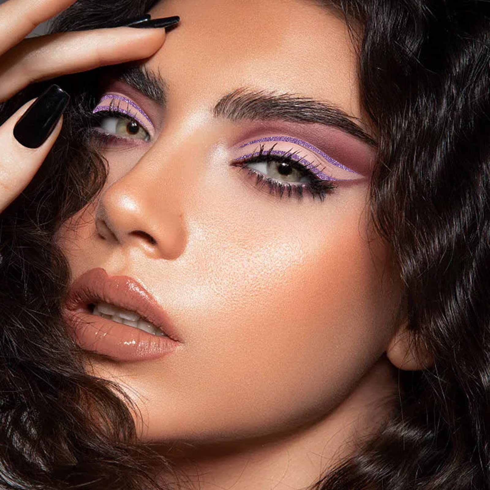 Amazon.co.jp: Boobeen カラフル グリッター アイライナー リキッド