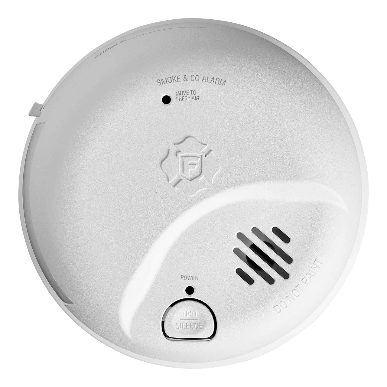 Hard-Wired w/Battery Back-Up Ionization Smoke and Carbon Monoxide Detector, SMICO100-AC