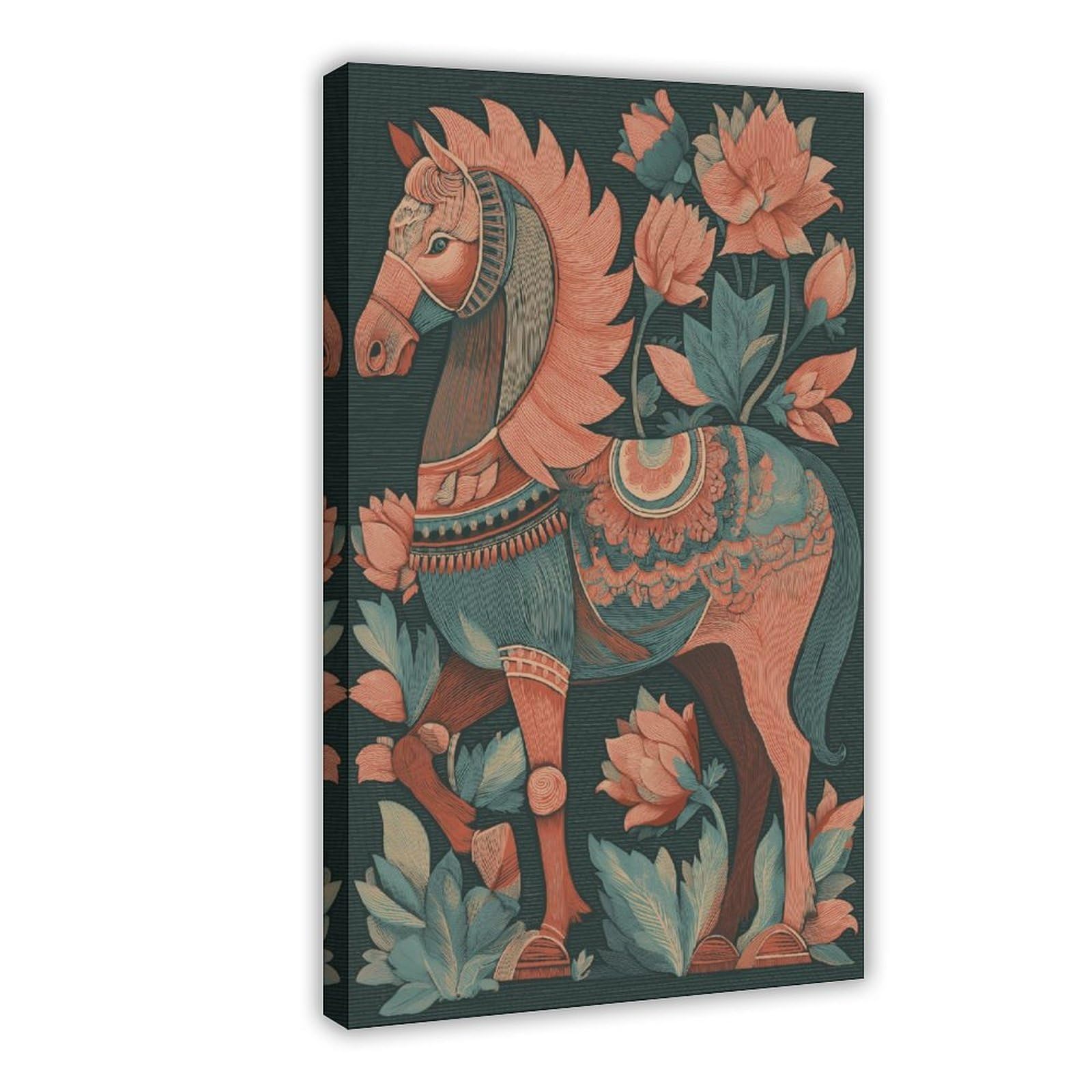 YWTJAX Horse Poster Canvas Poster for Bedroom Decor Gift